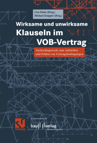 Cover image: Wirksame und unwirksame Klauseln im VOB-Vertrag 9783528025779