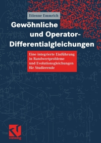 Imagen de portada: Gewöhnliche und Operator-Differentialgleichungen 9783528032135