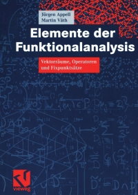 Titelbild: Elemente der Funktionalanalysis 9783528032227