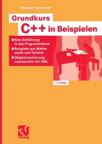 Imagen de portada: Grundkurs C++ in Beispielen 6th edition 9783528546557
