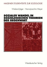 Cover image: Sozialer Wandel in soziologischen Theorien der Gegenwart 9783531140223