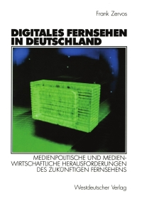 Cover image: Digitales Fernsehen in Deutschland 9783531140278