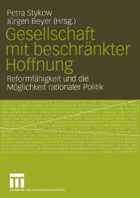 Imagen de portada: Gesellschaft mit beschränkter Hoffnung 1st edition 9783531140391