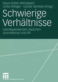 Titelbild: Schwierige Verhältnisse 1st edition 9783531140483