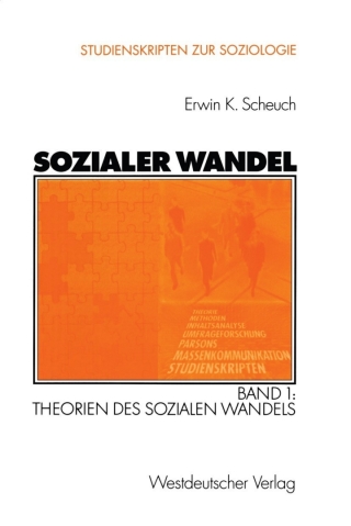 Imagen de portada: Sozialer Wandel 9783531140704