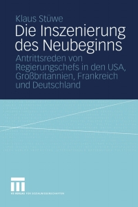 Immagine di copertina: Die Inszenierung des Neubeginns 9783531141039