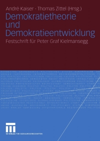 Imagen de portada: Demokratietheorie und Demokratieentwicklung 1st edition 9783531141183