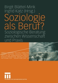 Cover image: Soziologie als Beruf? 1st edition 9783531141312