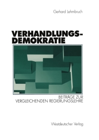 Cover image: Verhandlungsdemokratie 9783531141343