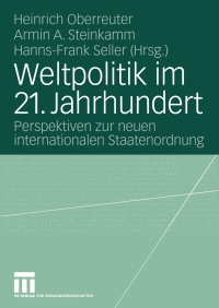 Cover image: Weltpolitik im 21. Jahrhundert 1st edition 9783531141985