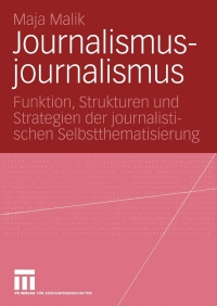 Immagine di copertina: Journalismusjournalismus 9783531142050