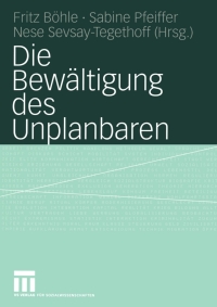 Cover image: Die Bewältigung des Unplanbaren 1st edition 9783531143125