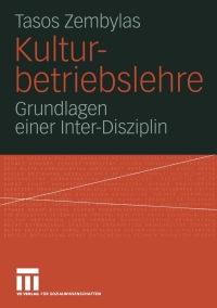 Cover image: Kulturbetriebslehre 9783531143149