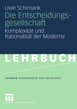 Cover image: Die Entscheidungsgesellschaft 9783531143323