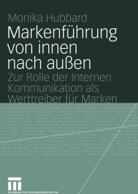 Cover image: Markenführung von innen nach außen 9783531143354