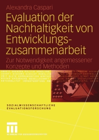 Cover image: Evaluation der Nachhaltigkeit von Entwicklungszusammenarbeit 9783531144320