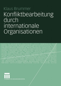 Imagen de portada: Konfliktbearbeitung durch internationale Organisationen 9783531144535