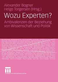Imagen de portada: Wozu Experten? 1st edition 9783531145150