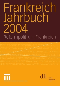 Cover image: Frankreich Jahrbuch 2004 9783531145402