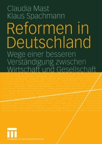 Cover image: Reformen in Deutschland 9783531145501