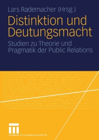 Titelbild: Distinktion und Deutungsmacht 1st edition 9783531145563