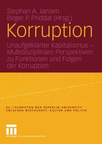 Imagen de portada: Korruption 1st edition 9783531145617