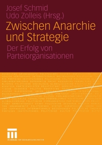 Omslagafbeelding: Zwischen Anarchie und Strategie 1st edition 9783531145785