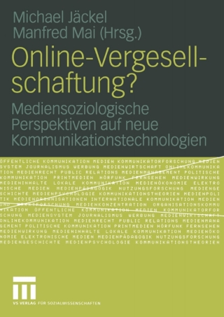 Imagen de portada: Online-Vergesellschaftung? 1st edition 9783531145839