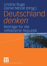 Cover image: Deutschland denken 1st edition 9783531146041