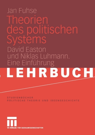 Cover image: Theorien des politischen Systems 9783531146744