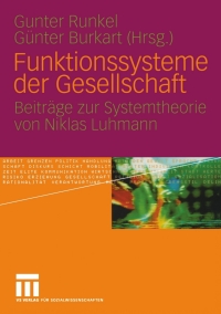 Imagen de portada: Funktionssysteme der Gesellschaft 1st edition 9783531147444