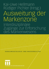 Imagen de portada: Ausweitung der Markenzone 9783531147468