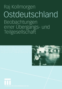 Cover image: Ostdeutschland 9783531147499