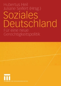 Cover image: Soziales Deutschland 1st edition 9783531147987