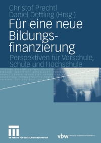 Imagen de portada: Für eine neue Bildungsfinanzierung 1st edition 9783531148281