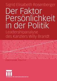 Titelbild: Der Faktor Persönlichkeit in der Politik 9783531148434