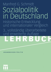 Cover image: Sozialpolitik in Deutschland 3rd edition 9783531148809