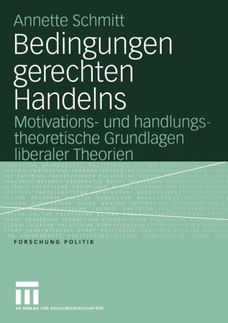 Imagen de portada: Bedingungen gerechten Handelns 9783531148830