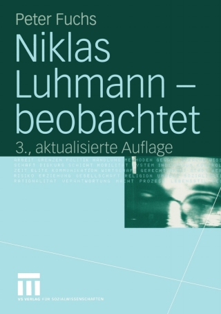 Titelbild: Niklas Luhmann — beobachtet 3rd edition 9783531323527