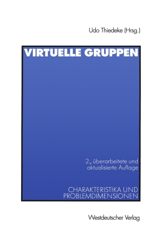 Imagen de portada: Virtuelle Gruppen 2nd edition 9783531333724