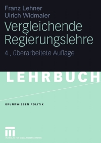 Cover image: Vergleichende Regierungslehre 4th edition 9783810031990