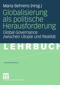 Omslagafbeelding: Globalisierung als politische Herausforderung 1st edition 9783810035615