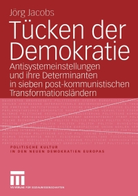 Omslagafbeelding: Tücken der Demokratie 9783810037091