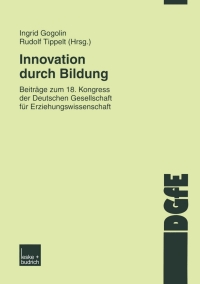 Cover image: Innovation durch Bildung 1st edition 9783810038593