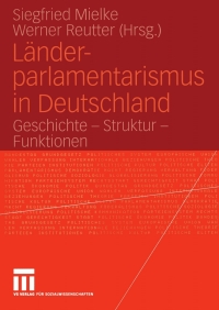 Cover image: Länder-parlamentarismus in Deutschland 1st edition 9783810038937