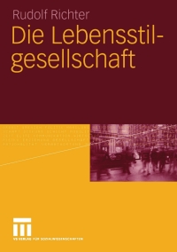 Imagen de portada: Die Lebensstilgesellschaft 9783810039538