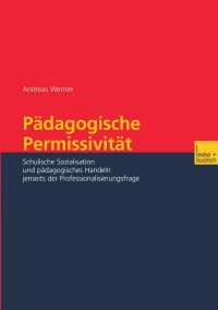 Cover image: Pädagogische Permissivität 9783810040282