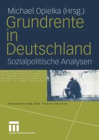 صورة الغلاف: Grundrente in Deutschland 1st edition 9783810040497