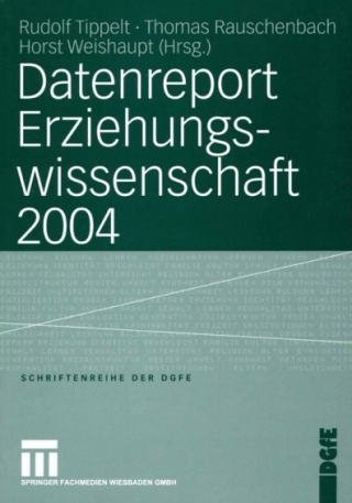 Imagen de portada: Datenreport Erziehungswissenschaft 2004 1st edition 9783810040794