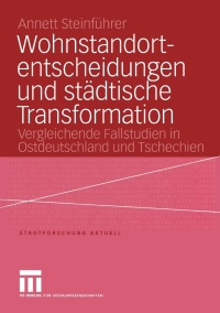Immagine di copertina: Wohnstandortentscheidungen und städtische Transformation 9783810041319